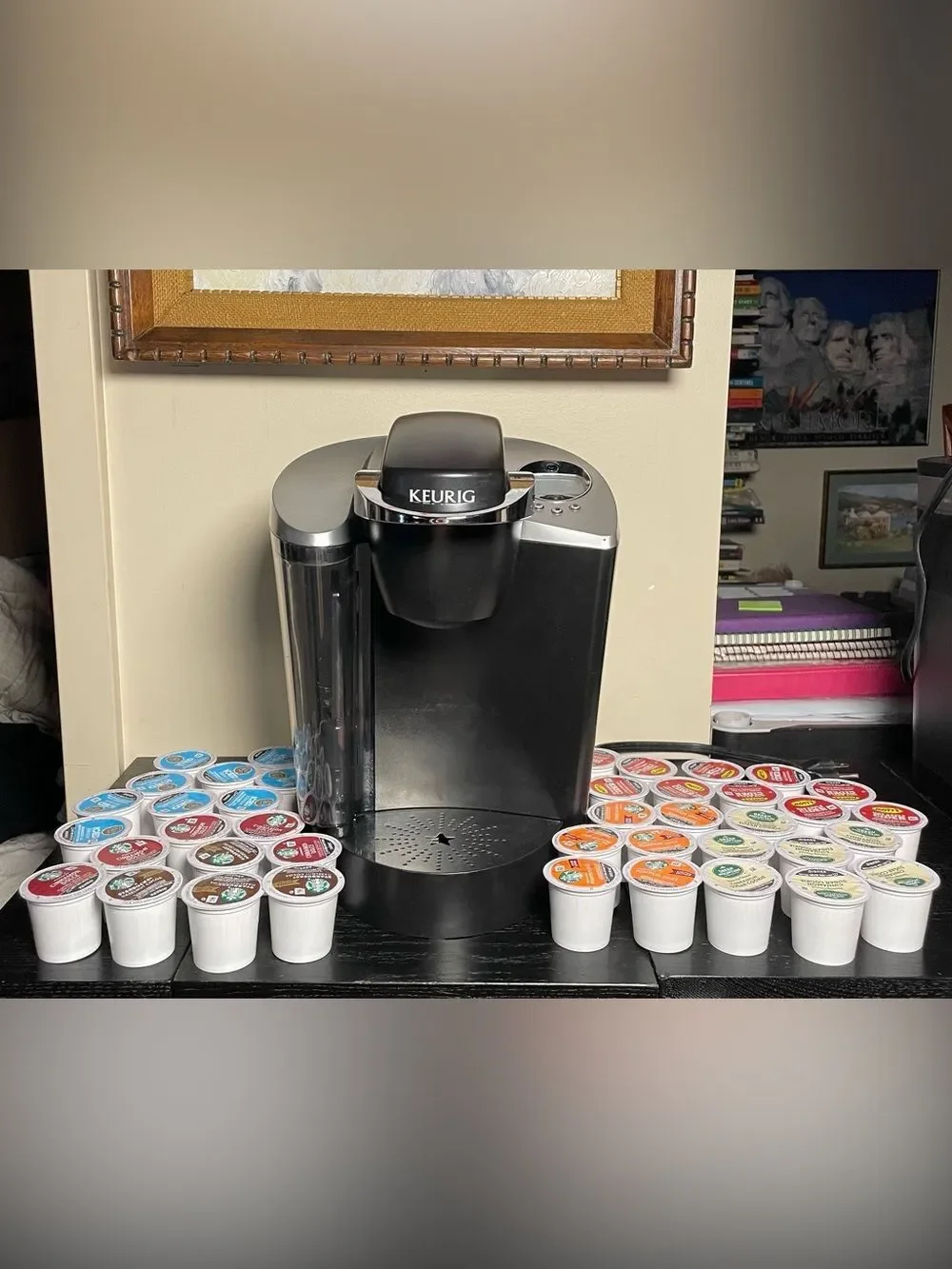 Keurig K60 Classic Digital Single-Serve Coffee Maker - Black with Silver Accents